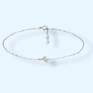 Giani Bernini 🪢NWT Sterling Silver & CZ Cactus Anklet Bracelet